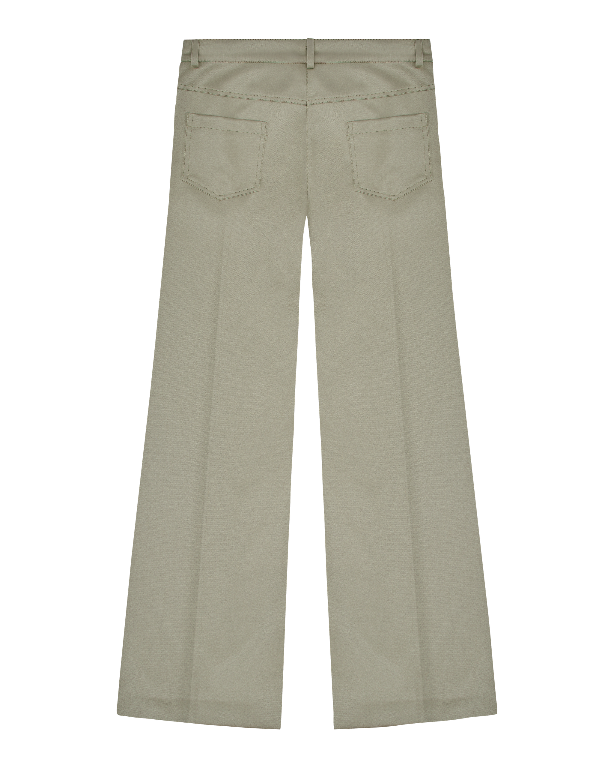 wide leg trousers in aloe wash