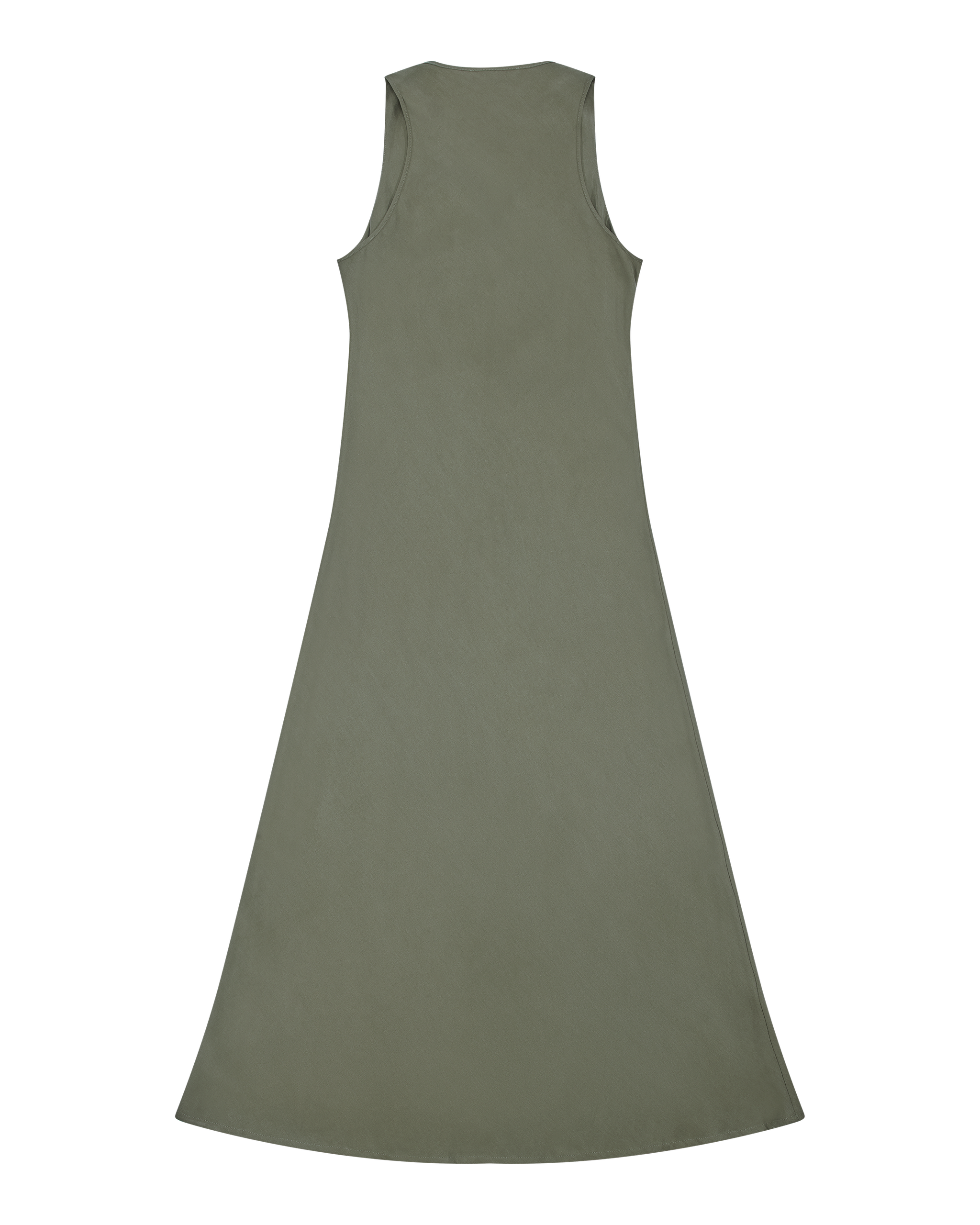 maxi dress in burnt olive