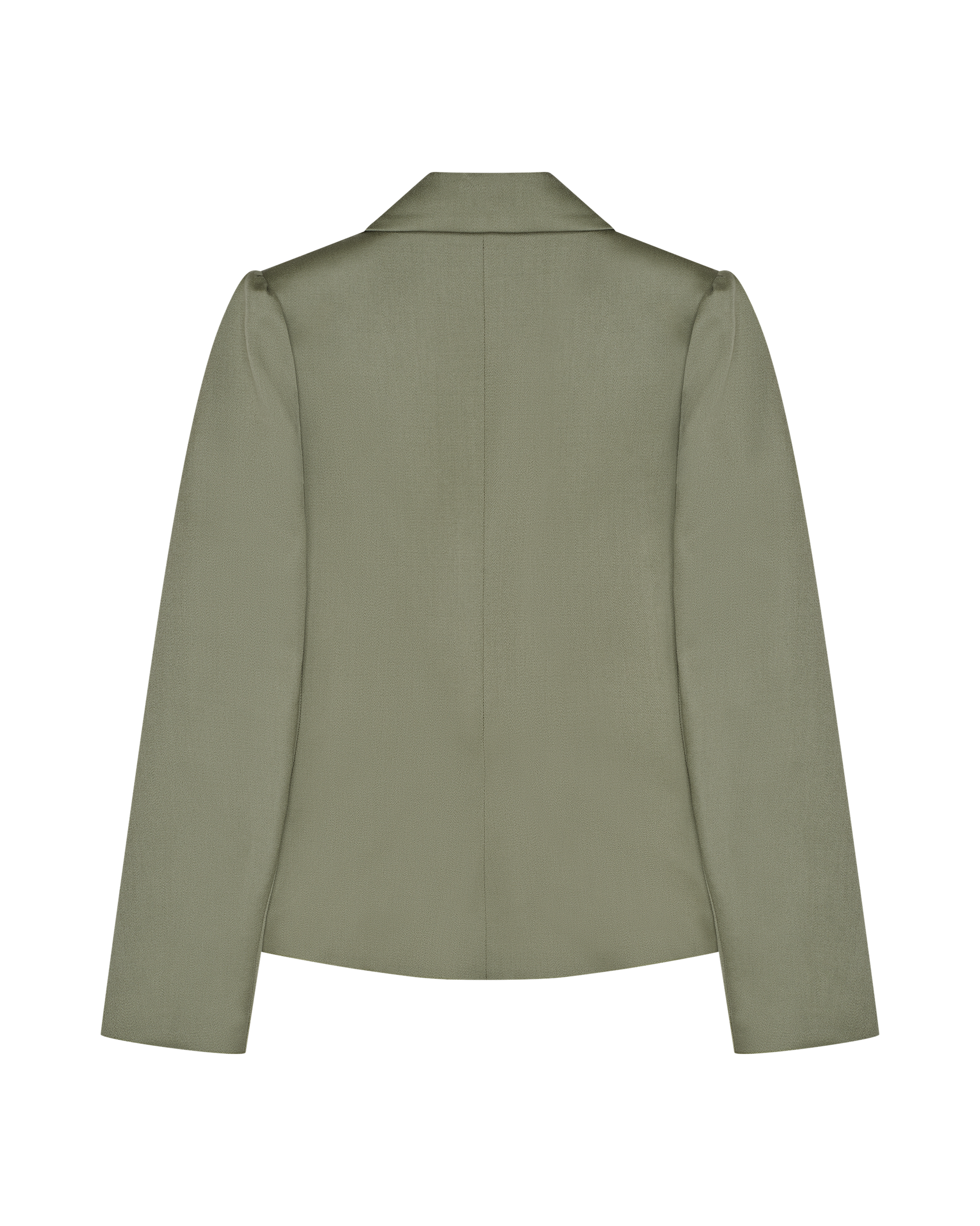 cropped blazer in seagrass