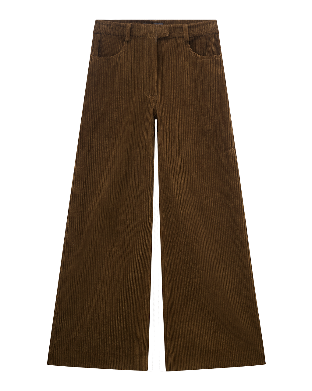 wide leg trousers in breen