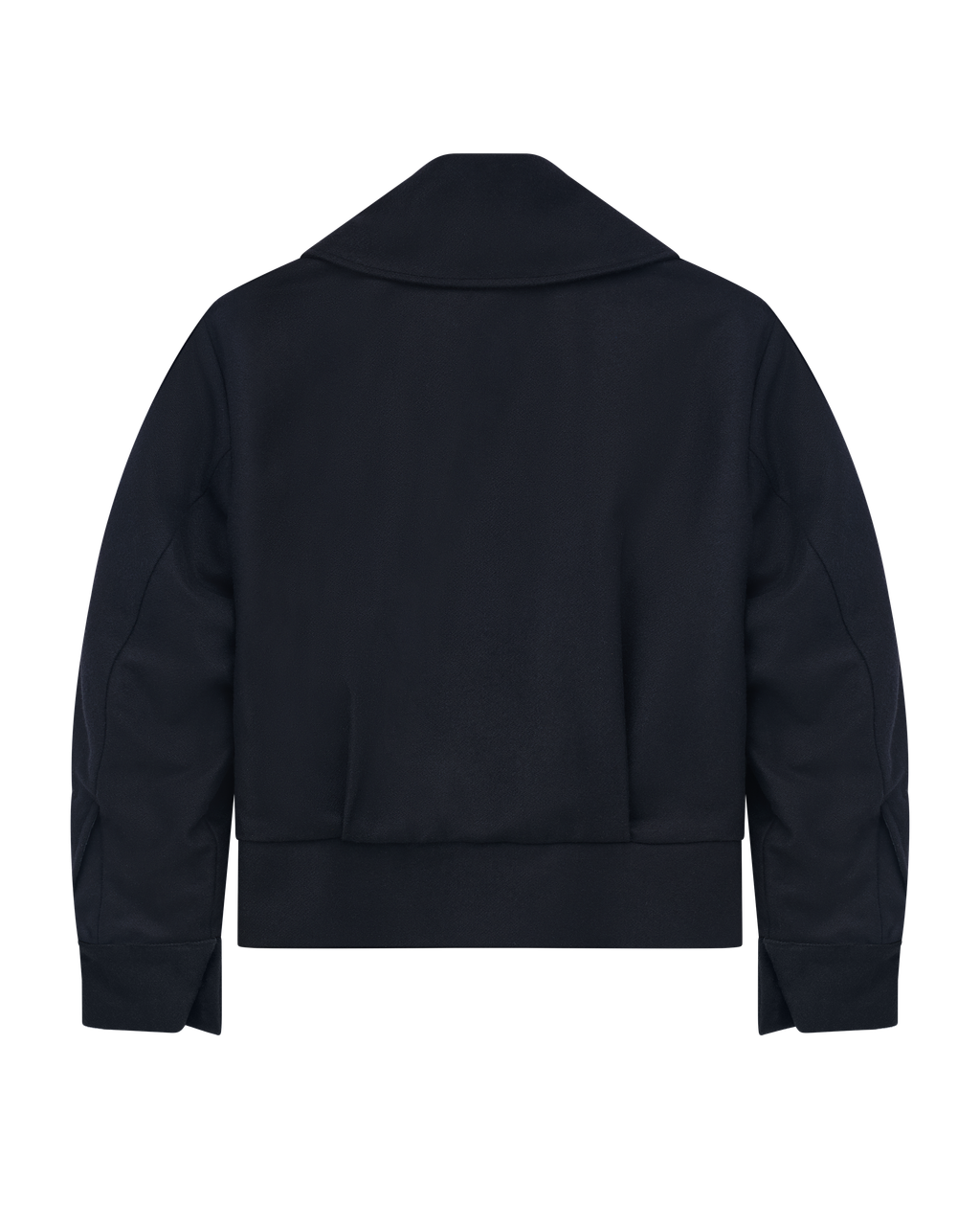 bomber jacket wool in black