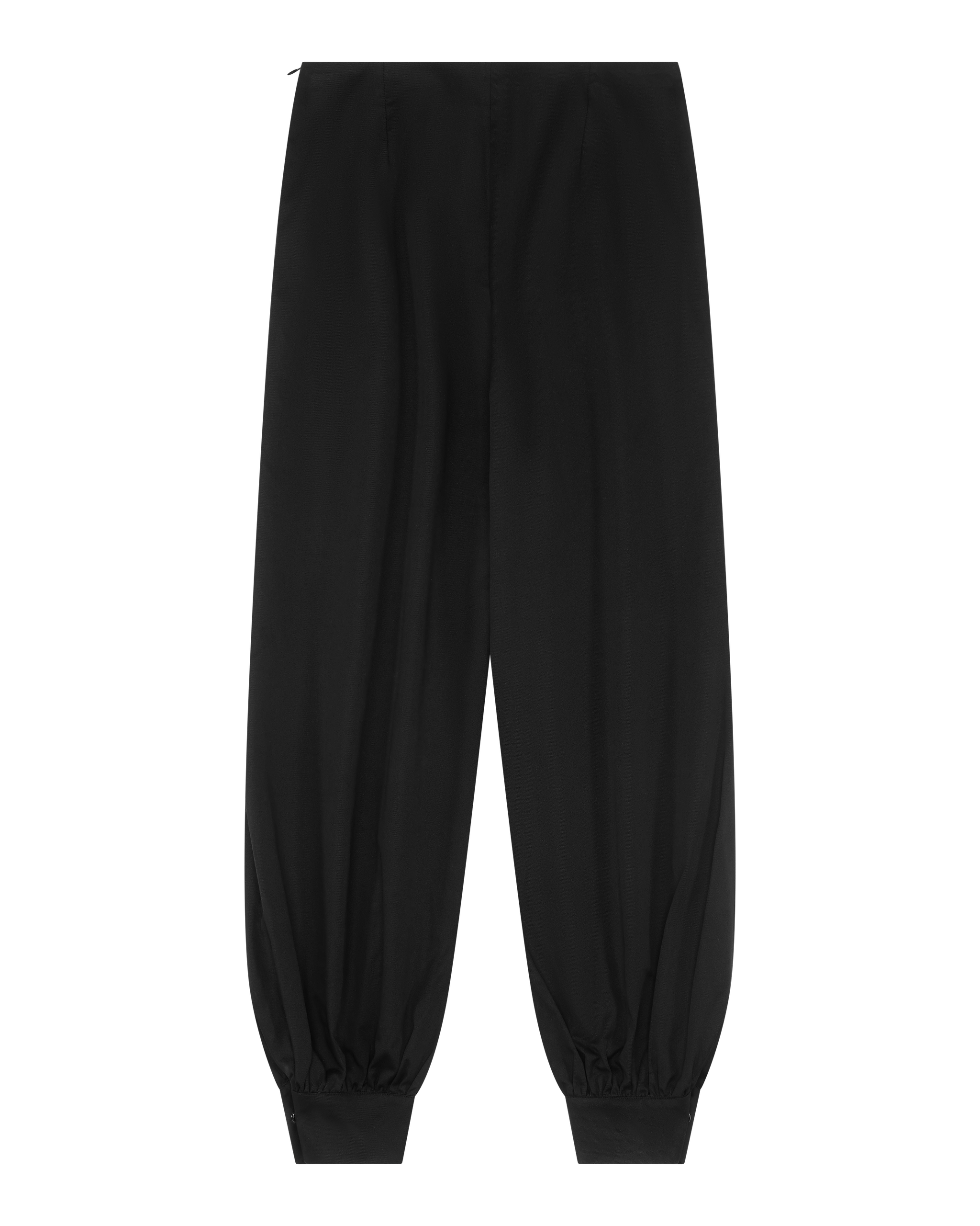 balloon trousers in black