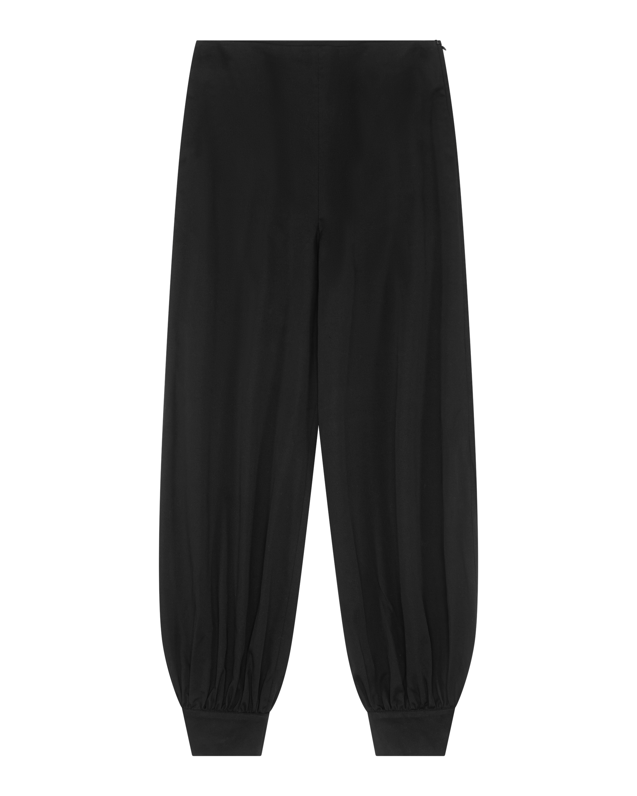 balloon trousers in black