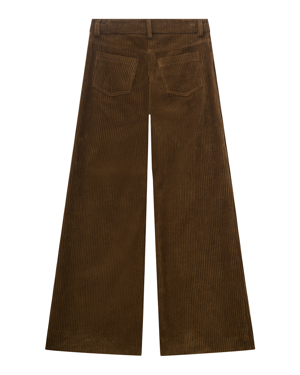 wide leg trousers in breen
