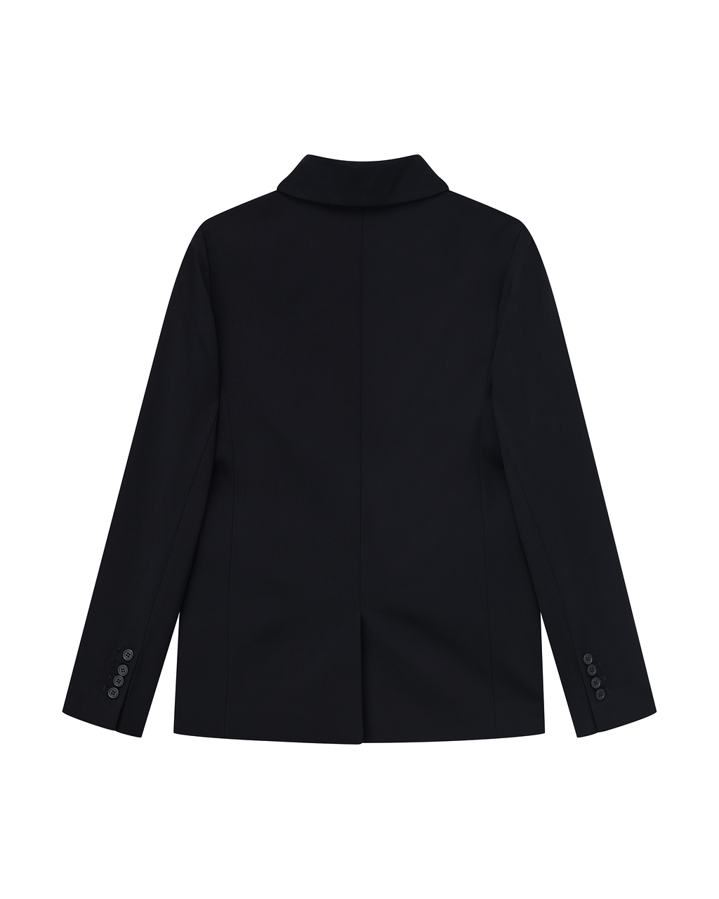 double-breasted blazer in black