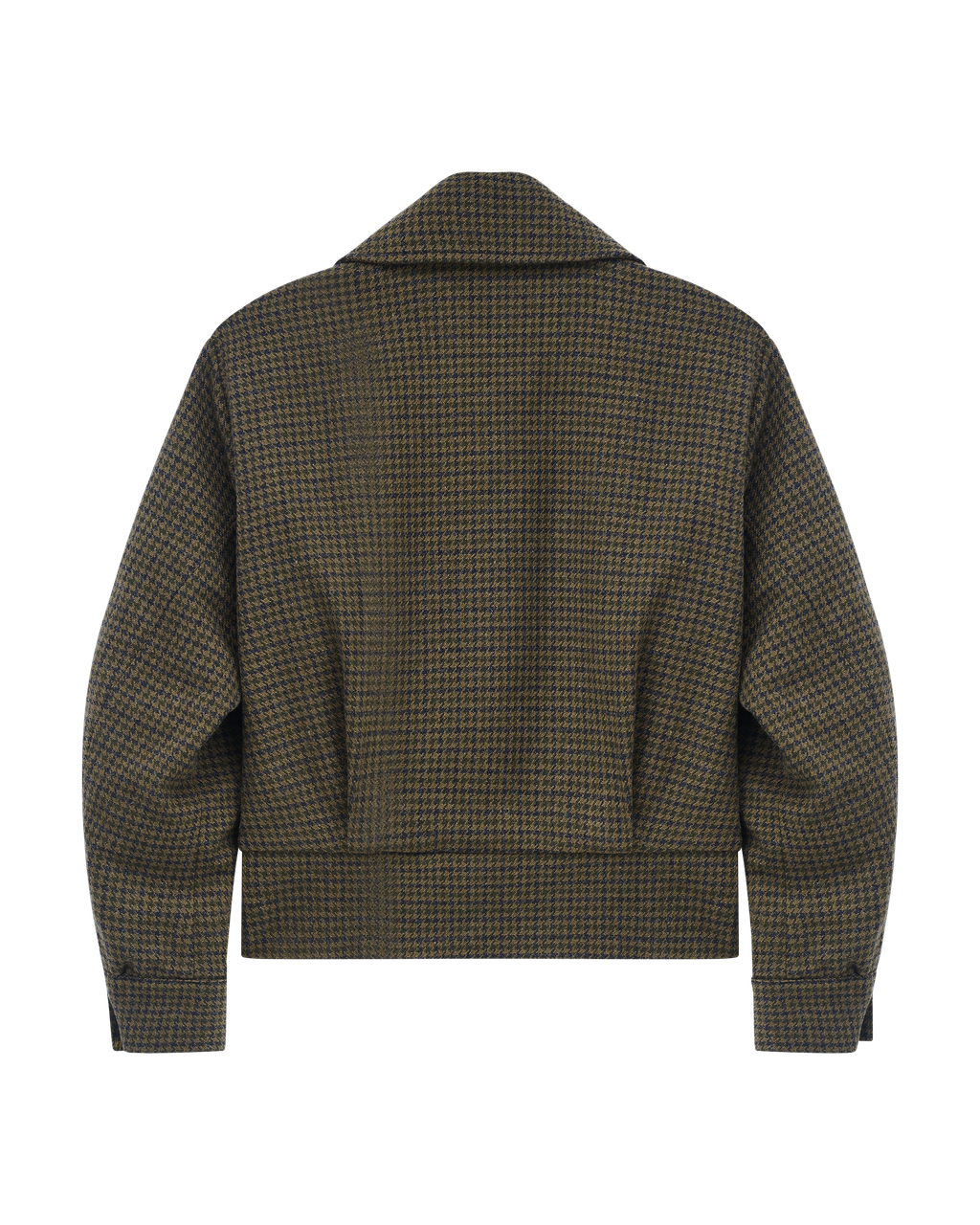 bomber jacket wool in dull gold