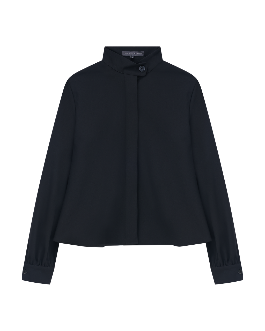 top puff sleeves in black