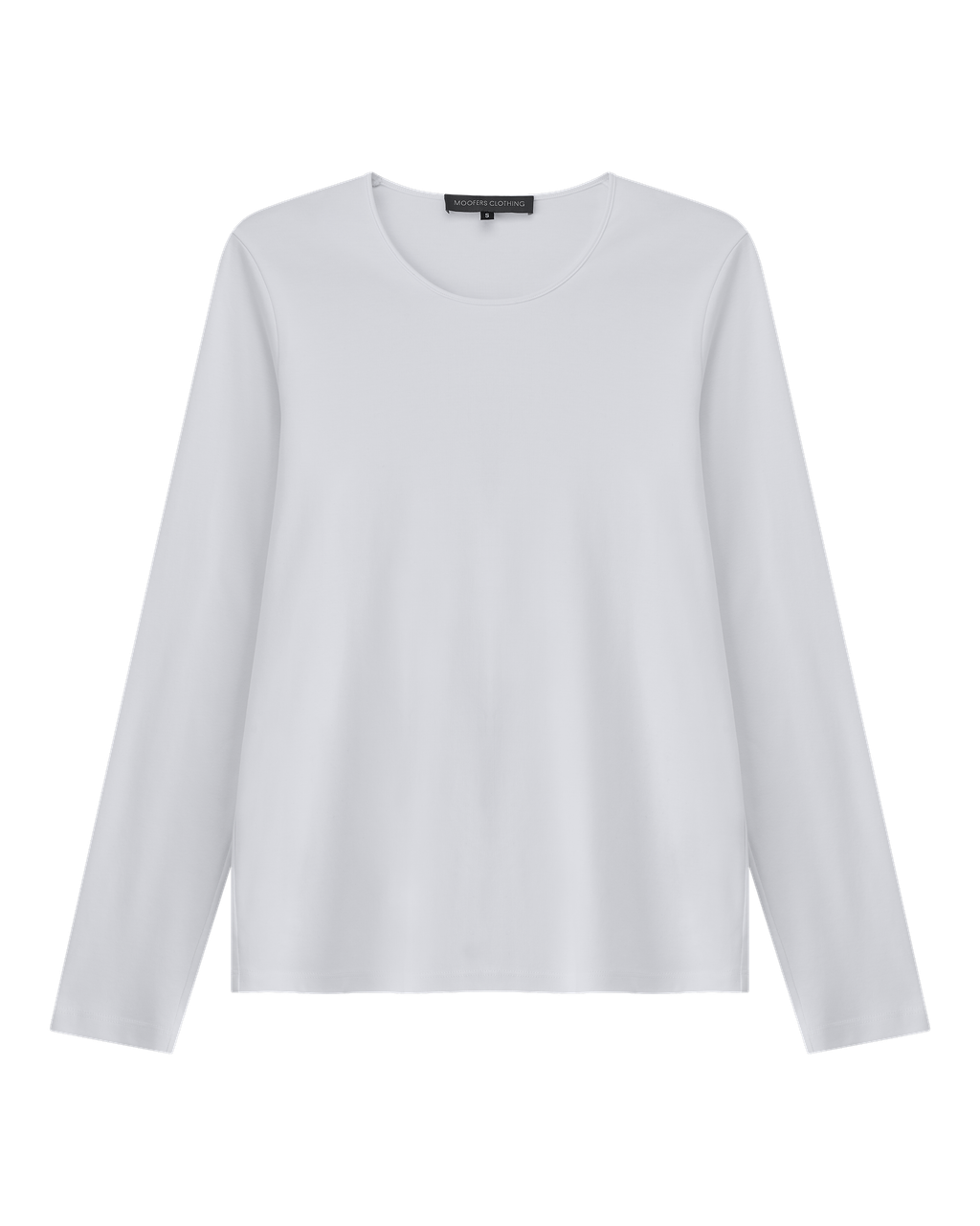 long sleeve top in white