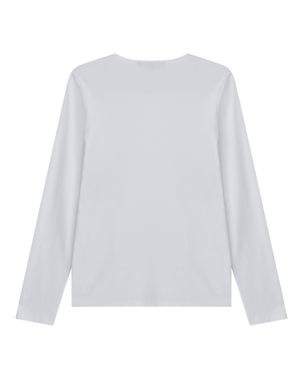 long sleeve top in white